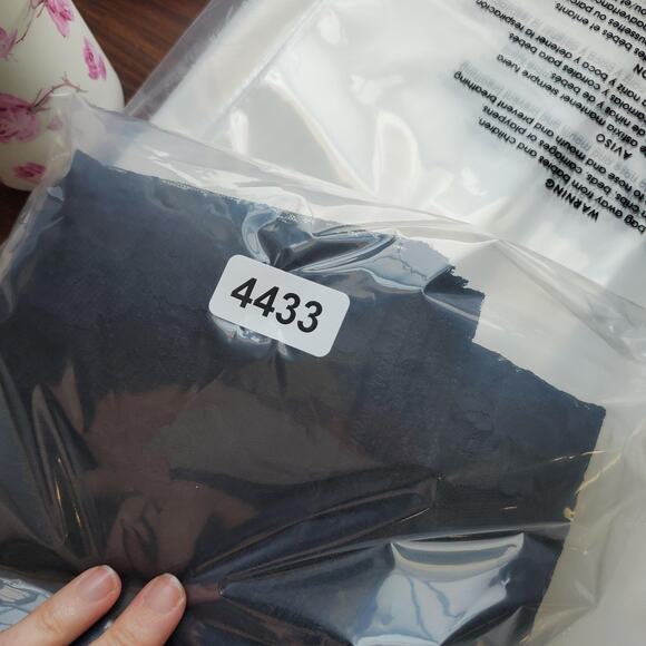 Vintage Whimsigoth Goth Witch Shirt Womens Large Black Lace Bell Sleeve Tie Neck - Picture 10 of 10